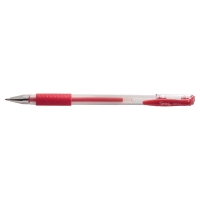 Lyreco zseles toll, nem nyomógombos, 0,7 mm, piros