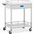 Wózek laboratoryjny zabiegowy kosmetyczny STAL 2 półki 1 szuflada 71 x 44 x 87 cm 40 kg