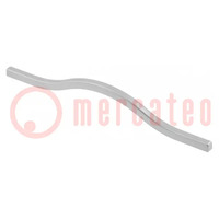 Holder; ZnAL; aluminium; H: 26mm; L: 210mm; W: 7.8mm; VITO; handle