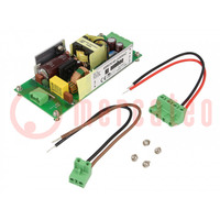 Power supply: switched-mode; open; 40W; 130÷370VDC; 90÷264VAC