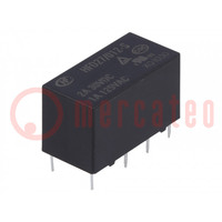 Relay: electromagnetic; DPDT; Ucoil: 12VDC; Icontacts max: 2A; 720Ω