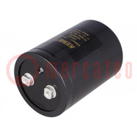 Capacitor: electrolytic; 43mF; 100VDC; Ø77x105mm; Pitch: 31.8mm