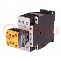 Contactor: 3-pole; NO x3; Auxiliary contacts: NC x2,NO,NO + NC