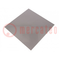 Shielding mat; 240x240x0.025mm; Permeability: 25; self-adhesive