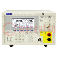 Electronic load; 0÷500V; 0÷16A; 400W; 130x212x435mm; 100÷240VAC