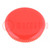 Kap; rood; Bevestiging: ingedrukt; plastic; G429.611