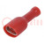 Verbinder: flach; 6,3mm; 0,8mm; weiblich; 0,5÷1,5mm2; isoliert; rot