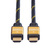 ROLINE GOLD Câble HDMI High Speed avec Ethernet, M-M, Retail Blister, 2 m