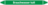Rohrmarkierer ohne Gefahrenpiktogramm - Brauchwasser kalt, Grün, 3.7 x 35.5 cm