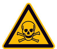 Modellbeispiel: Warnschild Warnung vor giftigen Stoffen (Art. 21.0163)