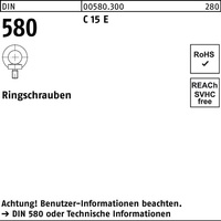 Ringschraube DIN 580 M56 C 15 E 1 Stück