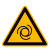 Warnschild Warnung vor automatischem Anlauf, Alu geprägt, Größe 200 mm DIN EN ISO 7010 W018 ASR A1.3 W018