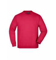 James & Nicholson Klassisches Komfort Rundhals-Sweatshirt Kinder JN040K Gr. 164 red