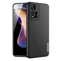 1_Dux Ducis Fino-Hülle mit Nylonüberzug Xiaomi Redmi Note 11 Pro+ 5G (China) / 11 Pro 5G (China) / Mi11i HyperCharge / Poco X4 NFC 5G schwarz