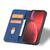 4_Magnet Fancy Case Hülle für iPhone 14 Plus Flip Cover Wallet Stand blau