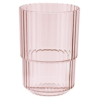 APS GOBELET LINEA - DIAMÈTRE : 8,5 CM - HAUTEUR : 12 CM - 400 ML - COULEUR : ROSE CLAIR 10578