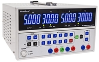 PEAKTECH 6075 ? FUENTE DE ALIMENTACIÓN CON 2 SALIDAS Y USB, DOBLE 0-30V / 0-5A, FUENTE DE VOLTAJE DE CC, PROGRAMABLE, A PRUEBA D