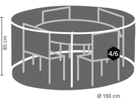 HOUSSE D'EXTÉRIEUR POUR ENSEMBLE DE JARDIN ROND - Ø 150 CM VELLEMAN OCGS150