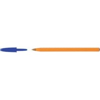 Kugelschreiber Einweg F blau orange BIC 837398