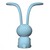 Lampa biurkowa LED ML 4910 Charlie Niebieska