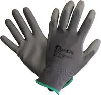 Handschuh Fitter PU/Nylon, Größe 7, grau, FORTIS