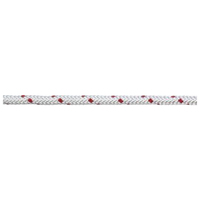 Seil geflochten PES 10 Ro.100m(250 x 200)weiss-rot