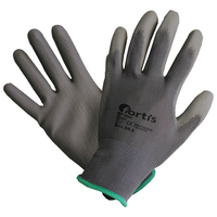 Handschuh Fitter PU/Nylon, Gr. 9, grau