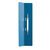 Einhängeheftrücken, ohne Heftfalz, Lochung ungeöst, Manilakarton, blau