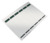 Rückenschild selbstklebend PC, Papier, kurz, schmal, 600 Stück, grau