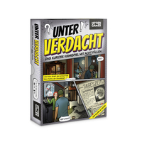 Hidden Games HG01UV Brettspiel UNTER VERDACHT Kartenspiel Detektiv