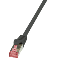 LogiLink 0.25m Cat.6 S/FTP cavo di rete Nero 0,25 m Cat6 S/FTP (S-STP)