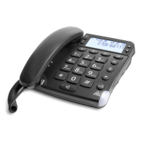 Doro Magna 4000 Analóg telefon Hívóazonosító Fekete
