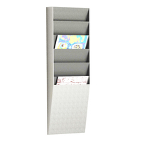 PaperFlow K500004 magazine rack Polystyrene Grey