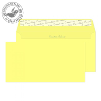 Blake Creative Colour Lemon Yellow Peel and Seal Wallet DL+ 114x229mm 120gsm (Pack 500)