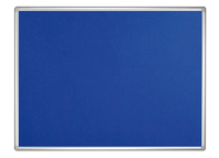 Franken PT830303 Pinnwand Drinnen Blau, Silber Aluminium, Kunststoff