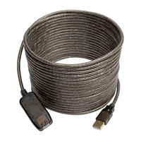 Tripp Lite U026-025 kabel USB 7,62 m USB 2.0 USB A Czarny