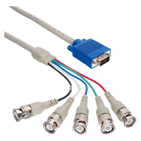 InLine 17555 video kabel adapter 5 m VGA (D-Sub) Beige
