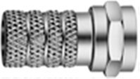 Triax 350256 connecteur coaxial Type F 10 pièce(s) 75 Ohm