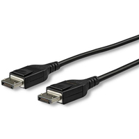 StarTech.com Câble Optique Actif (AOC) DisplayPort 15 m (50ft) - Vidéo 8K 60Hz/4K 120Hz - Câble DisplayPort 1.4 à Fibre Optique - HDR10 HBR3 - Long Câble Ultra HD DP à DP pour M...