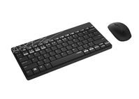 Rapoo 8000M teclado Ratón incluido Universal Bluetooth QWERTZ Alemán Negro