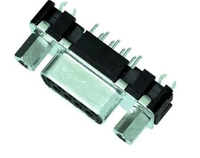Harting 09 66 251 7513 kabel-connector D-Sub 15-pin F Zwart, Metallic