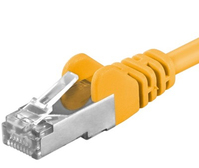 PremiumCord SP6ASFTP030Y netwerkkabel Geel 3 m Cat6a SF/UTP (S-FTP)