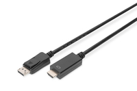 Digitus AK-340303-020-S video átalakító kábel 2 M HDMI A-típus (Standard) DisplayPort Fekete