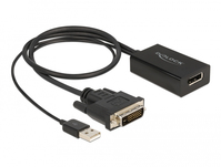 DeLOCK 63189 Videokabel-Adapter 0,5 m DVI DisplayPort Schwarz