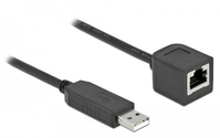 DeLOCK 64163 seriële kabel Zwart 0,5 m RJ-45 USB 2.0 Type-A