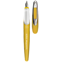 Herlitz my.pen stylo-plume Système de remplissage cartouche Blanc, Jaune 1 pièce(s)