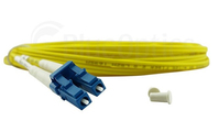 BlueOptics 040402G512000005M Glasvezel kabel 5 m 2x LC 2x FC LC/APC G.657.A1 Geel