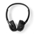 Nedis HPBT4000BK écouteur/casque Avec fil &sans fil Arceau Musique/Quotidien USB Type-C Bluetooth Noir