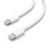AISENS Cable USB 2.0 3A 60W Apple, tipo USB-C/M-USB-C/M, Blanco, 2.0m
