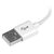 StarTech.com Cable en Espiral Lightning a USB de 15cm - Cable Lightning Corto para iPhone / iPad / iPod - Certificación MFi de Apple - Blanco